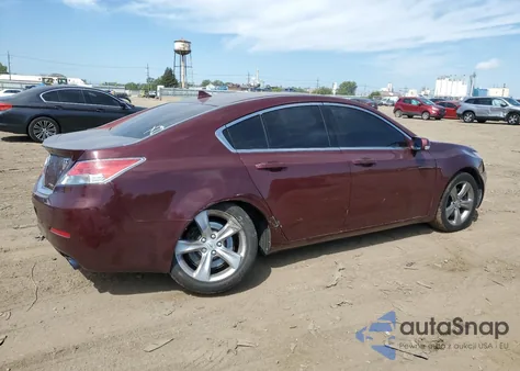 2012 Acura Tl z USA, uszkodzony, nr VIN 19UUA9F57CA011003
